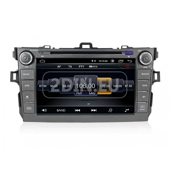 TOYOTA Corolla - МУЛТИМЕДИЯ / Навигация Android DVD + DSP + CarPlay